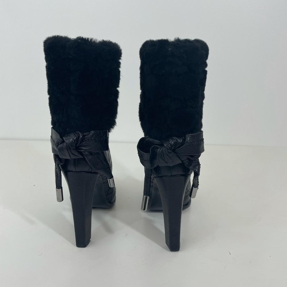 Dior Leather Snow Boots In Black - Picture 4 of 14